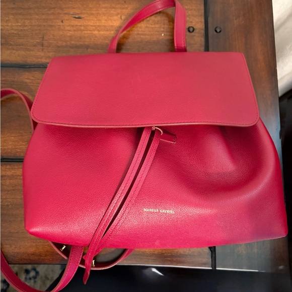Mansur Gavriel Red Shoulder Bag Luxurious Leather - Picture 3 of 9